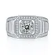 Newest moissanite rings for men series | Messi Jewelry 3