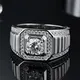 Newest moissanite rings for men series | Messi Jewelry 6