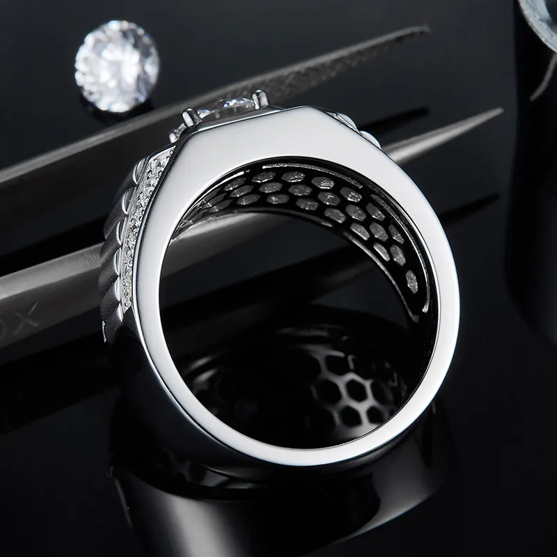 Newest moissanite rings for men series | Messi Jewelry 7