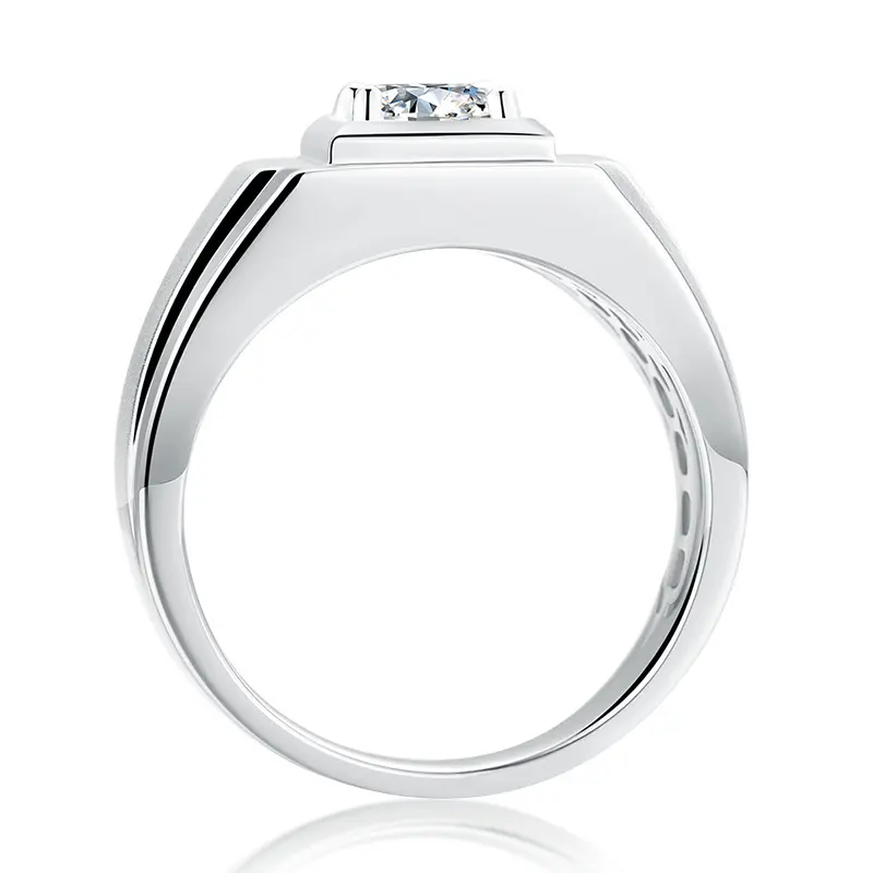 Messi Jewelry | bulk production moissanite silver man ring series 3