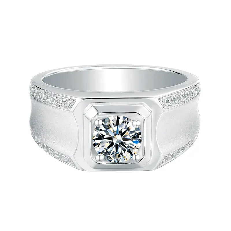메시 보석 | 전염병 Moissanite 반지는 Mens 직접 판매됩니다 2