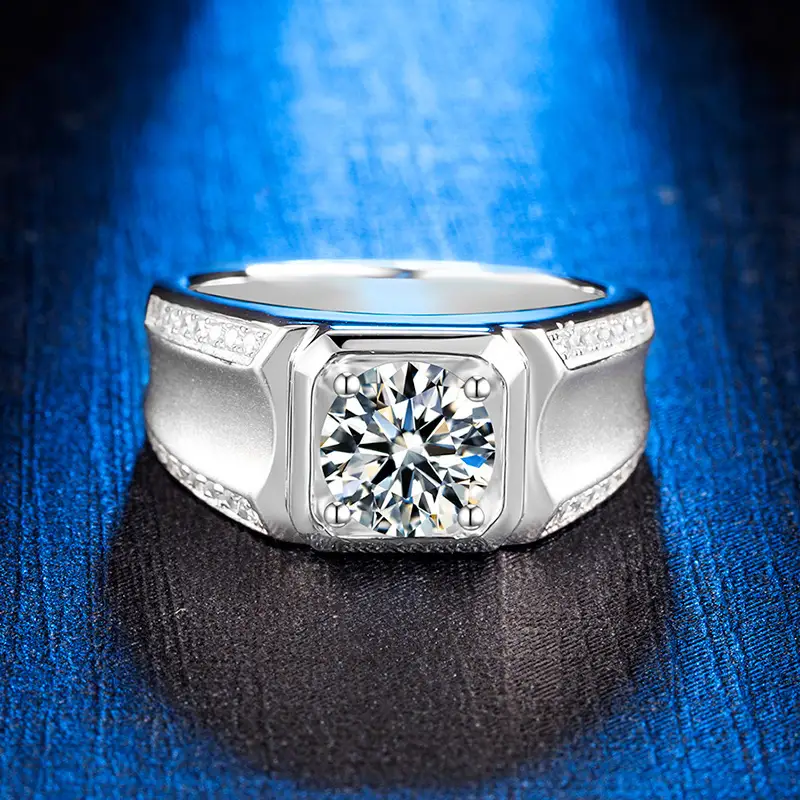 Messi Jewelry | epidemic moissanite rings mens directly sale 4