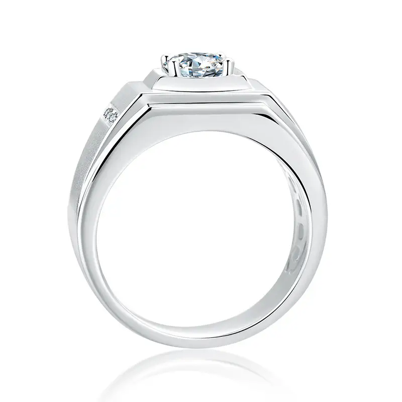Moissanite Band with GRA Certificate 3