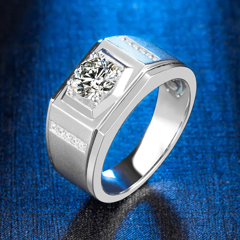 Moissanite Band with GRA Certificate 6