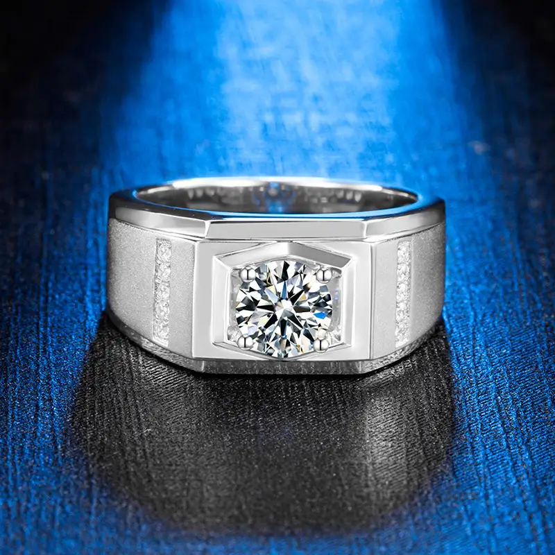 Moissanite Band with GRA Certificate 4