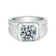 Custom mens moissanite rings highly rated Manufacturer | Messi Jewelry 2