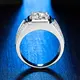 Custom mens moissanite rings highly rated Manufacturer | Messi Jewelry 5