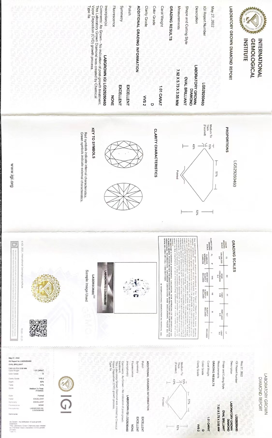 Messi Jewelry - Messi Gems Ring 18K White Gold Jewelry 1.01ct D VVS2 oval cut IGI certified lab grown diamond Ring Rings 9