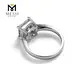 Princess Cut Moissanite Diamond Ring in White Gold - Fine Jewelry 5