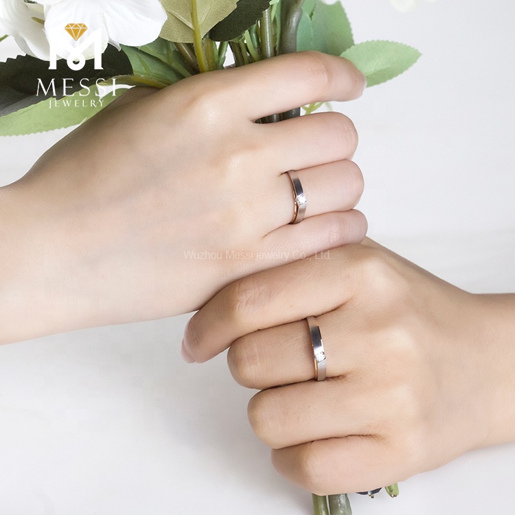 Cincin pertunangan tersuai untuk wanita dari Pengilang China | Barang Kemas Messi 8