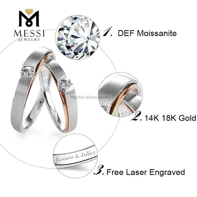 Custom engagement rings for women from China Manufacturer | Messi Jewelry 4