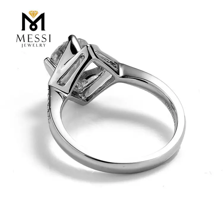 yellow gold moissanite engagement rings at Wholesale Prices | Messi Jewelry 3