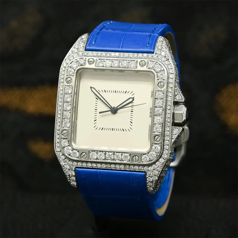 Gioielli Messi - Orologio Moissanite di Luxury Womens di lusso personalizzato 1