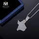 925 Silver Hiphop Zirconia Necklace - Top-quality Messi Jewelry 6