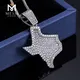 925 Silver Hiphop Zirconia Necklace - Top-quality Messi Jewelry 4