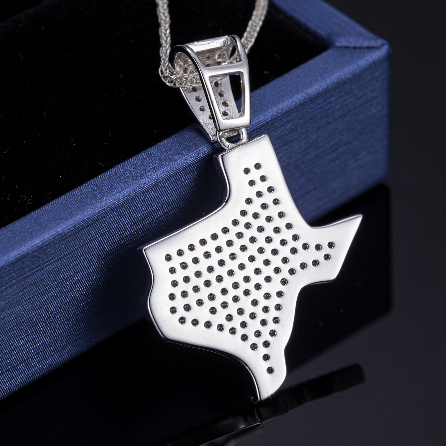 Messi Alahas - Messi Alahas cubic zirconia silver hip hop alahas 925 sterling silver kwintas para sa mga lalaki Moissante Pendant 10