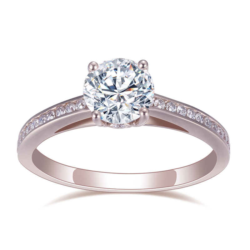 Messi Jewelry - Messi Gems MS-626 1Ct DEF Moissanite Women dainty gold jewelry Rings 8