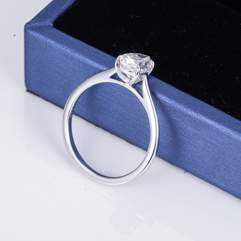 Messi Jewelry - MS-606 Women Fashion jewelry 14k Pear Cut DEF moissanite Solitary ring Rings 13