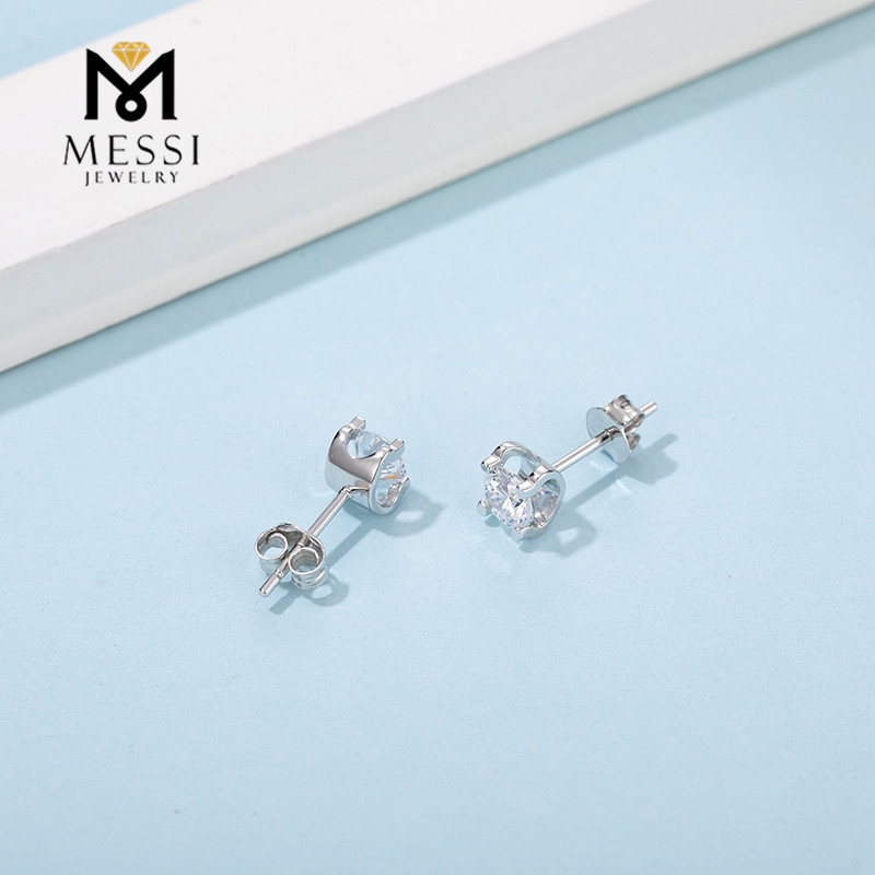 Messi Alahas - Messi Alahas pilak moissanite alahas set para sa babaye fashion alahas 925 sterling silver singsing ariyos kwintas Alahas Set 16