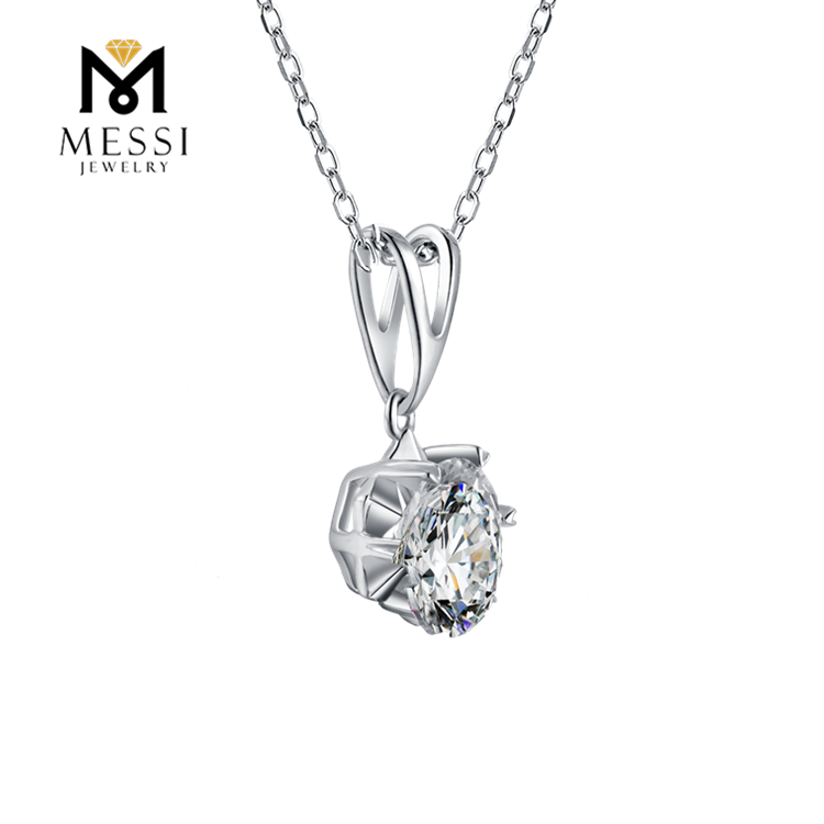 Messi Alahas - Messi Alahas 1ct moissanite snowflake silver earring necklace singsing nga set sa alahas 925 sterling silver bridal jewelry set Set nga Alahas 12
