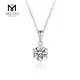 Messi Jewelry Sets: Silver Moissanite Earring Necklace Ring - Quality 925 Sterling Silver 5