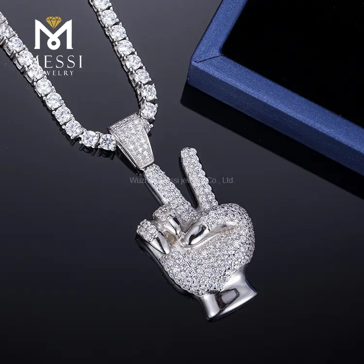factory Direct hip hop chains and pendants made in china | Messi Jewelry 4