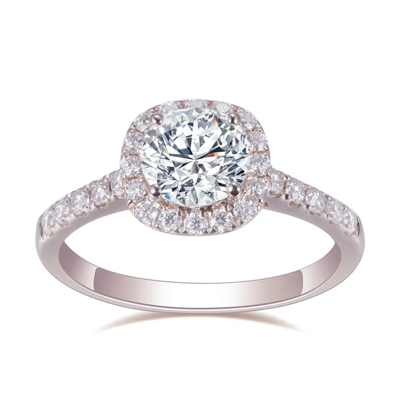 Messi Jewelry - Messi Gems MS-627 Rings Gold 18k 10k 1Ct DEF Moissanite Women Dainty Gold Jewelry Rings 1