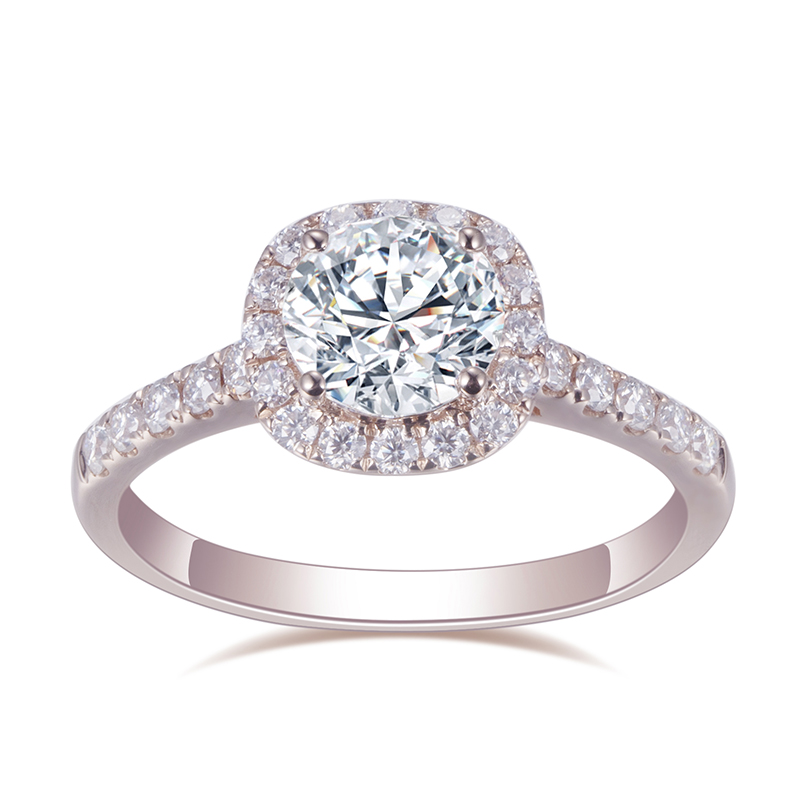 Messi Alahas - Messi Gems MS-627 Rings Gold 18k 10k 1Ct DEF Moissanite Women Dainty Gold Alahas Singsing 8