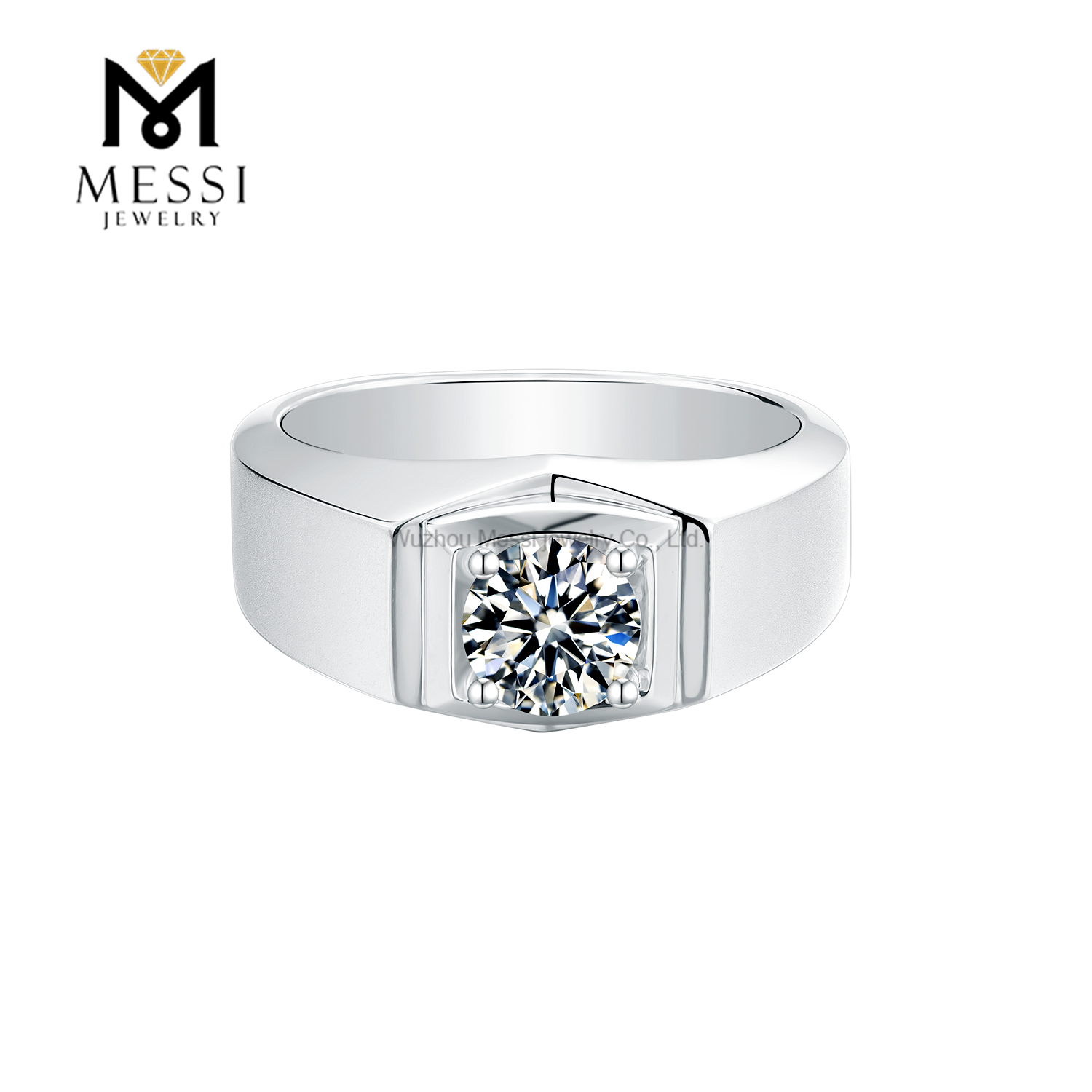 Messi Jewelry - Messi Jewelry wholesale price 925 sterling silver ring moissanite silver jewelry man rings for men Men Ring 9