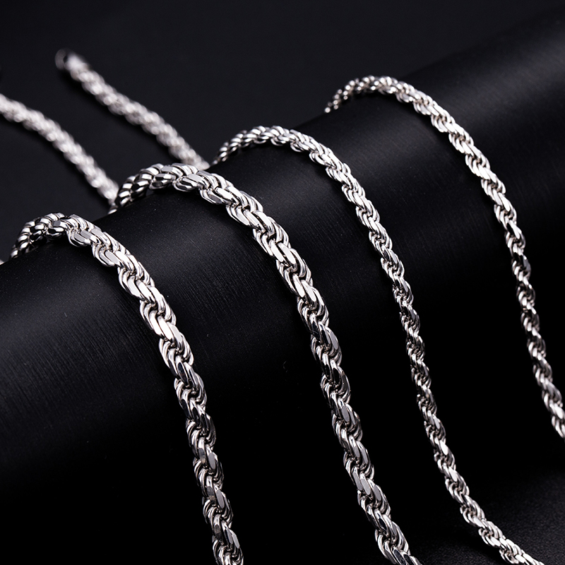 Messi Alahas - HIP HOP rope chain 925 sterling silver kwintas Custom Alahas 8