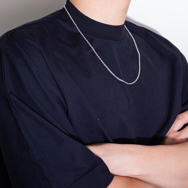 Messi Alahas - HIP HOP rope chain 925 sterling silver kwintas Custom Alahas 12