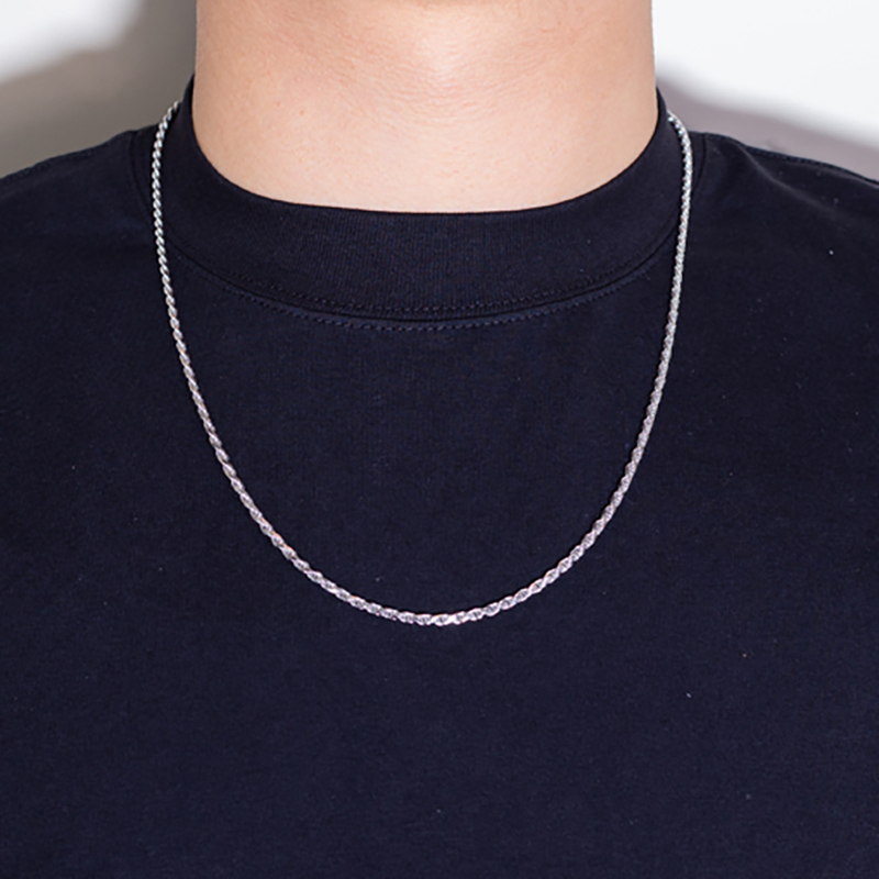 Messi Alahas - HIP HOP rope chain 925 sterling silver kwintas Custom Alahas 10