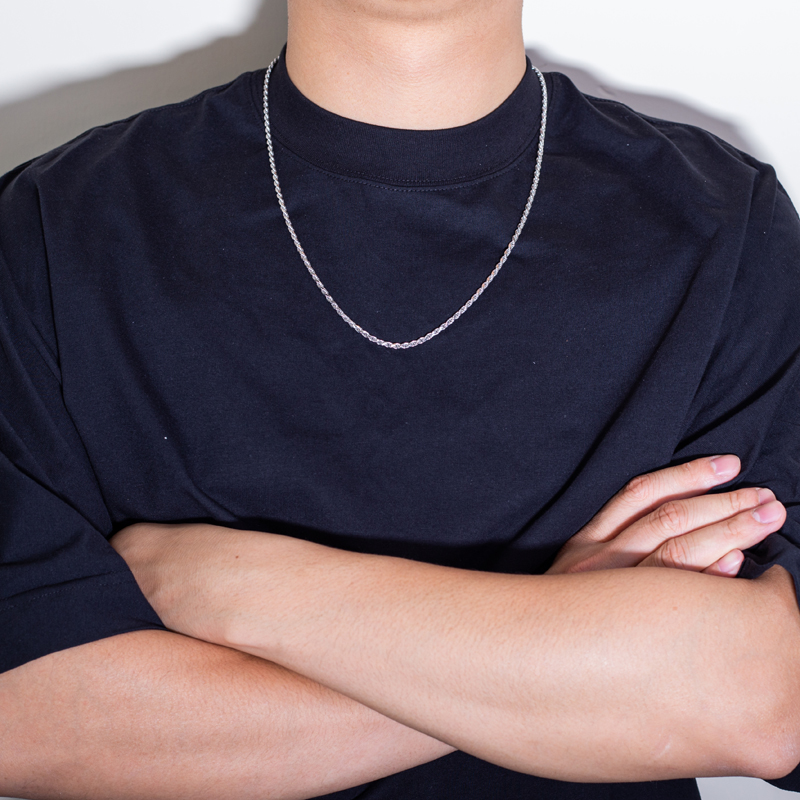 Messi Alahas - HIP HOP rope chain 925 sterling silver kwintas Custom Alahas 11