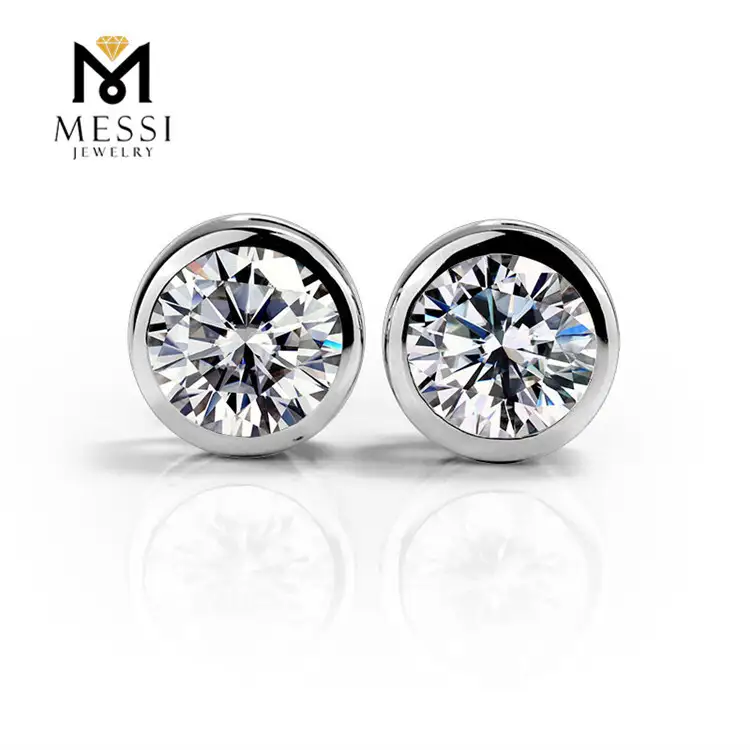 factory Direct moissanite solitaire necklace quality assurance | Messi Jewelry 4