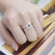 rose gold moissanite wedding band at Wholesale Prices | Messi Jewelry 7