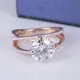 rose gold moissanite wedding band at Wholesale Prices | Messi Jewelry 4