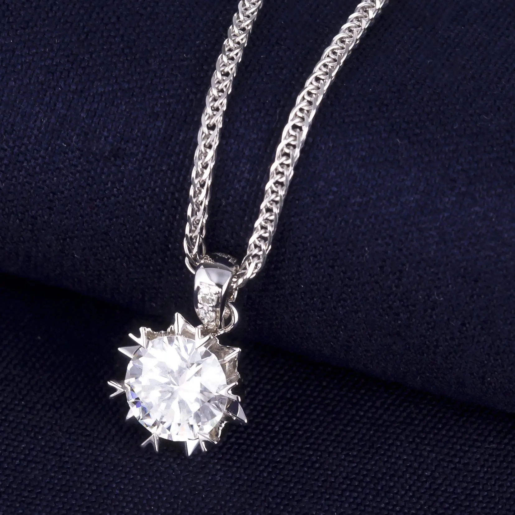 rose gold moissanite wedding set at Wholesale Prices | Messi Jewelry 4