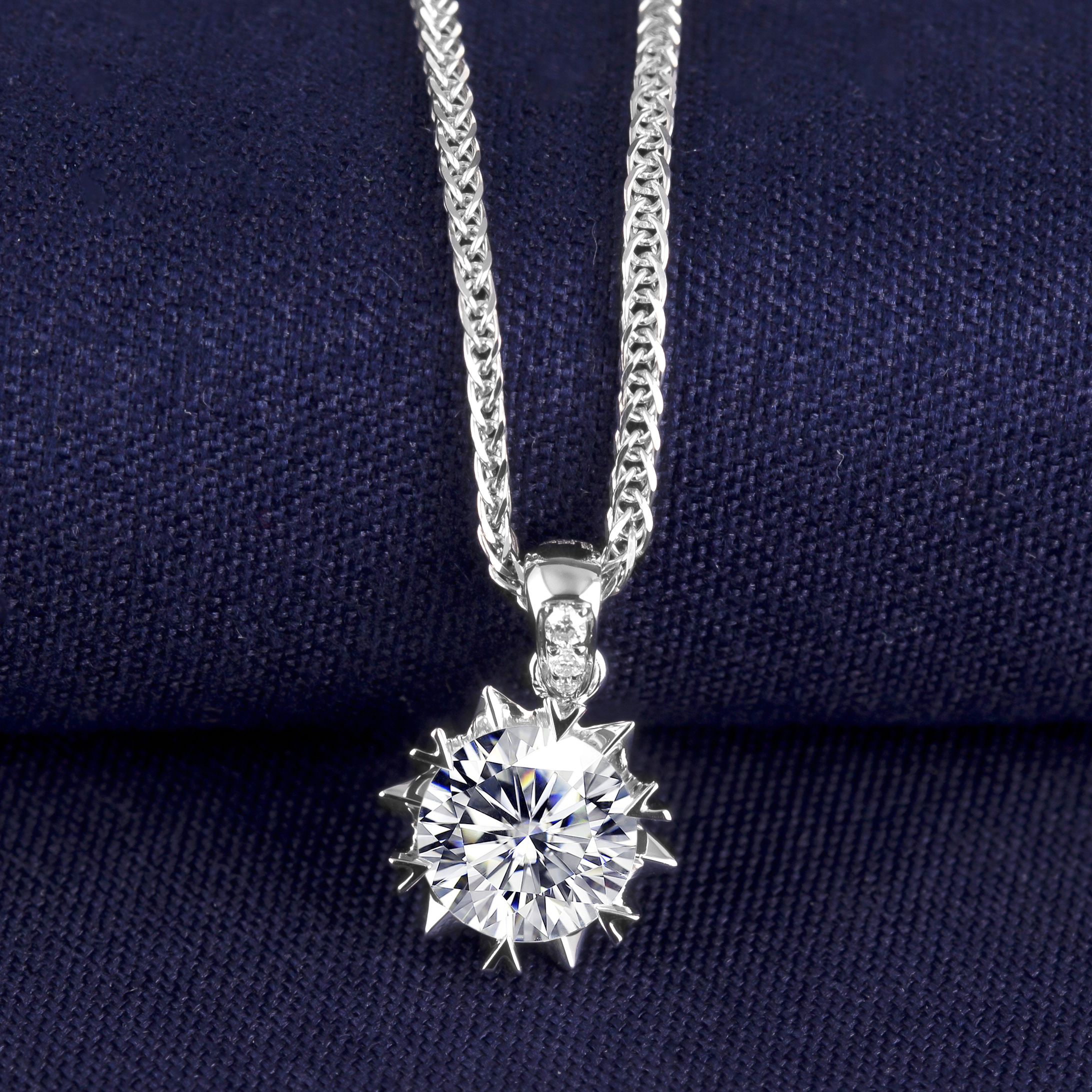 rose gold moissanite wedding set at Wholesale Prices | Messi Jewelry 10