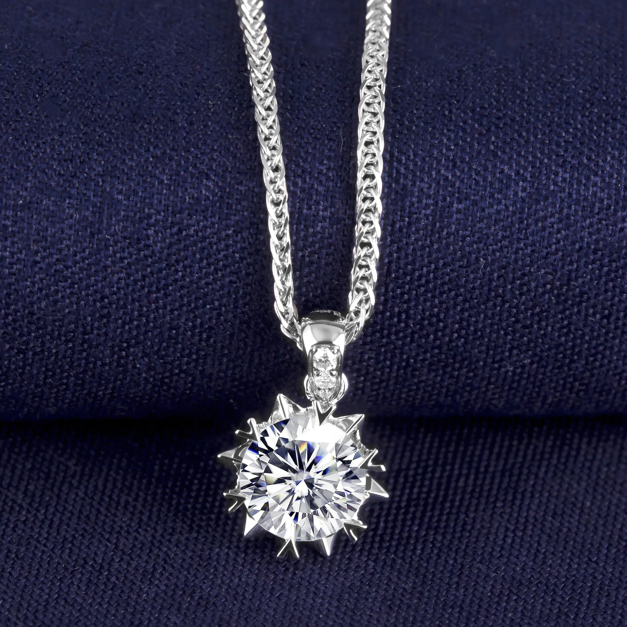 rose gold moissanite wedding set at Wholesale Prices | Messi Jewelry 5