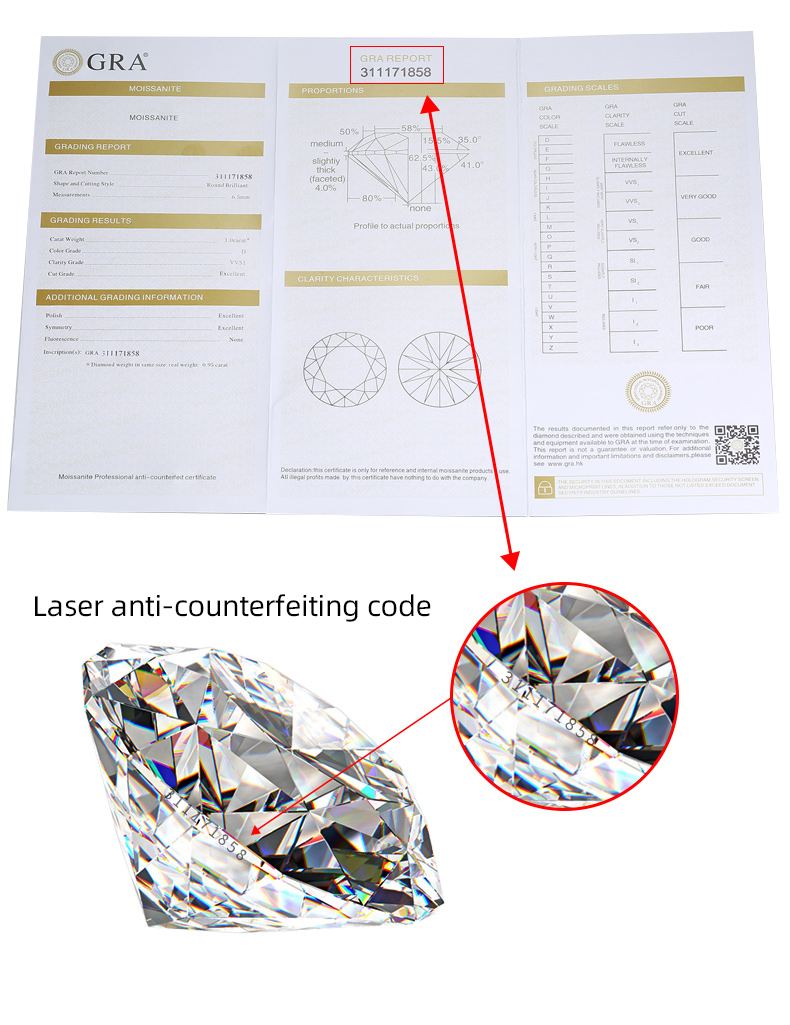 Messi Alahas - Messi Alahas 14K 18k solidong bulawan 2ct moissanite nga mga ariyos 16