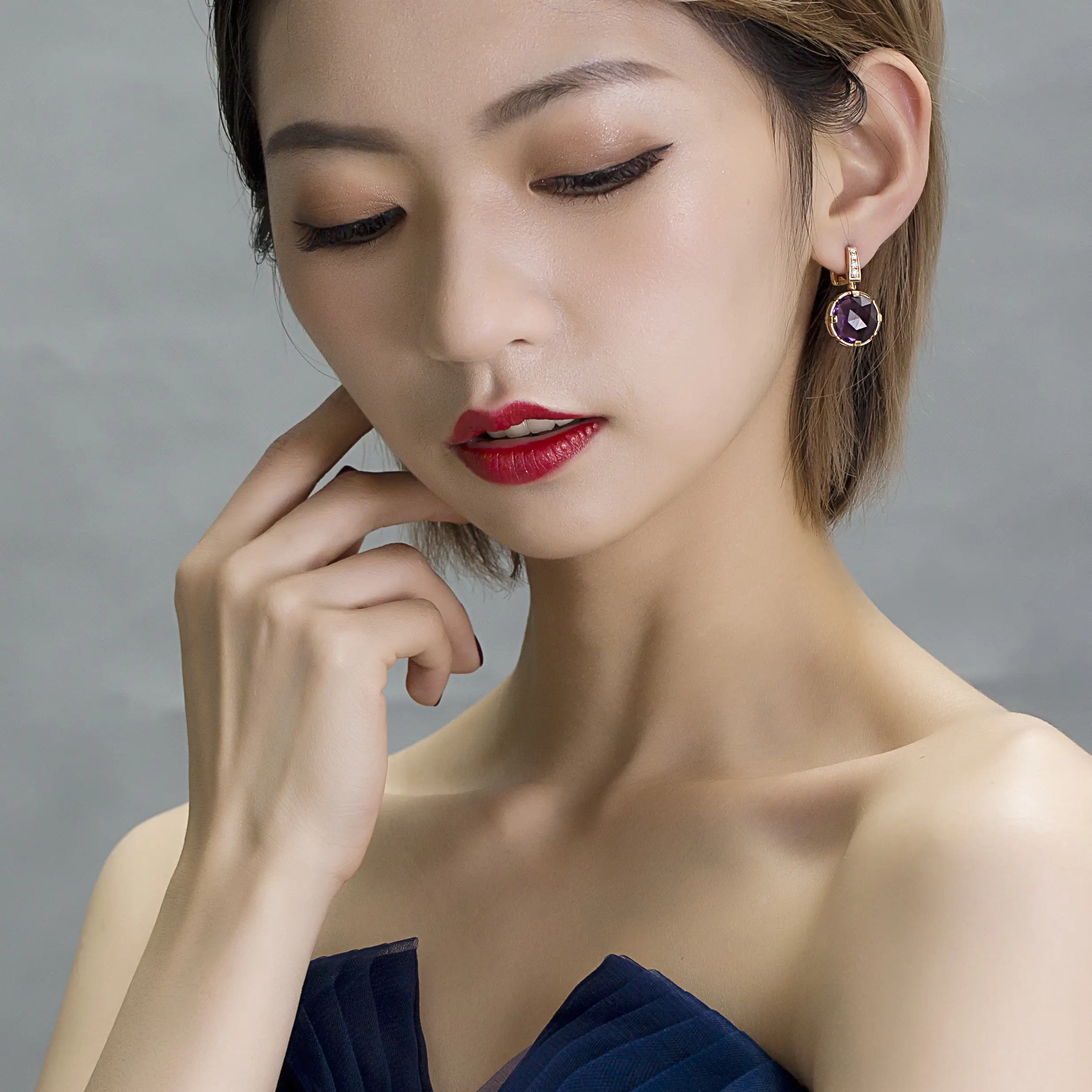 Customized garnet jewellery from China | Messi Jewelry 6