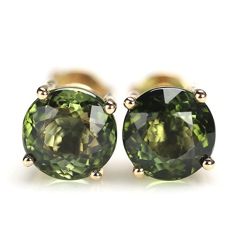 Messi Alahas - Messi alahas nga mga hiyas nga ariyos rosas nga bulawan nga fashion para sa mga babaye 14K 18K nga bulawan nga regalo nga partido Earring Lab Gibuhat Emerald Alahas 8