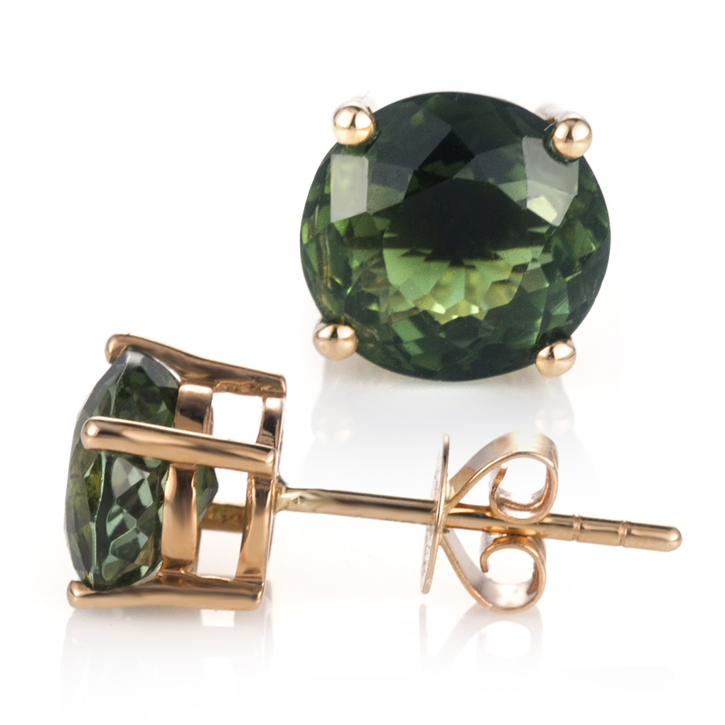 Messi Alahas - Messi alahas nga mga hiyas nga ariyos rosas nga bulawan nga fashion para sa mga babaye 14K 18K nga bulawan nga regalo nga partido Earring Lab Gibuhat Emerald Alahas 9