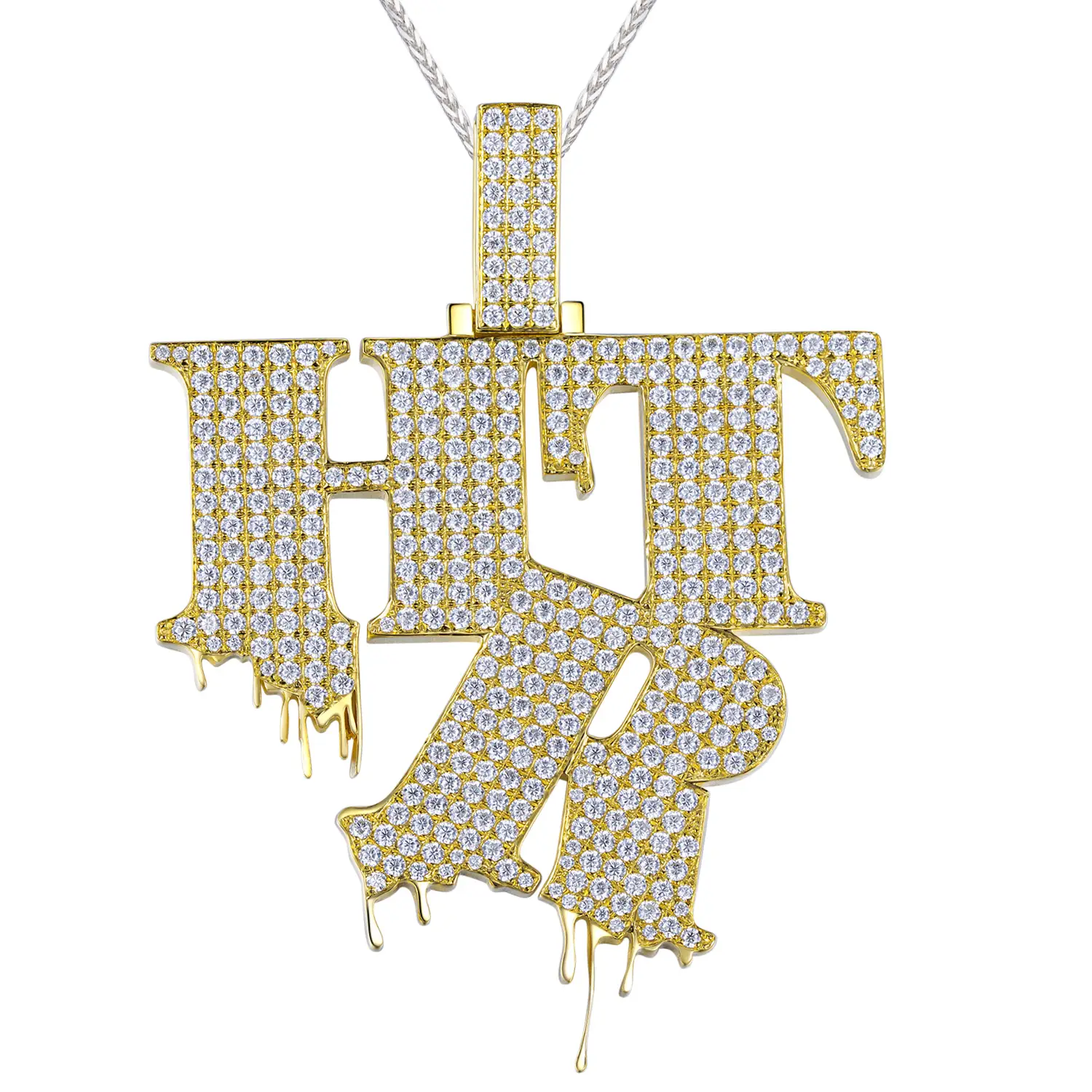 Messi Jewelry - 14k 18k Gold Custom Pendant Necklace Jewelry Custom Name Nacklace Custom Jewelry Custom Jewelry 1