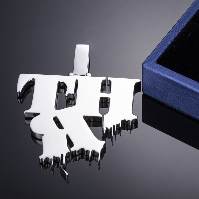 Messi Jewelry - MS-302 HTR Custom Hip Hop Pendent White Gold Yellow Gold Planted Necklace Custom Jewelry 15