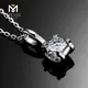 Moissanite Solitaire Necklace in 14k/18k Gold - Classic Style 5