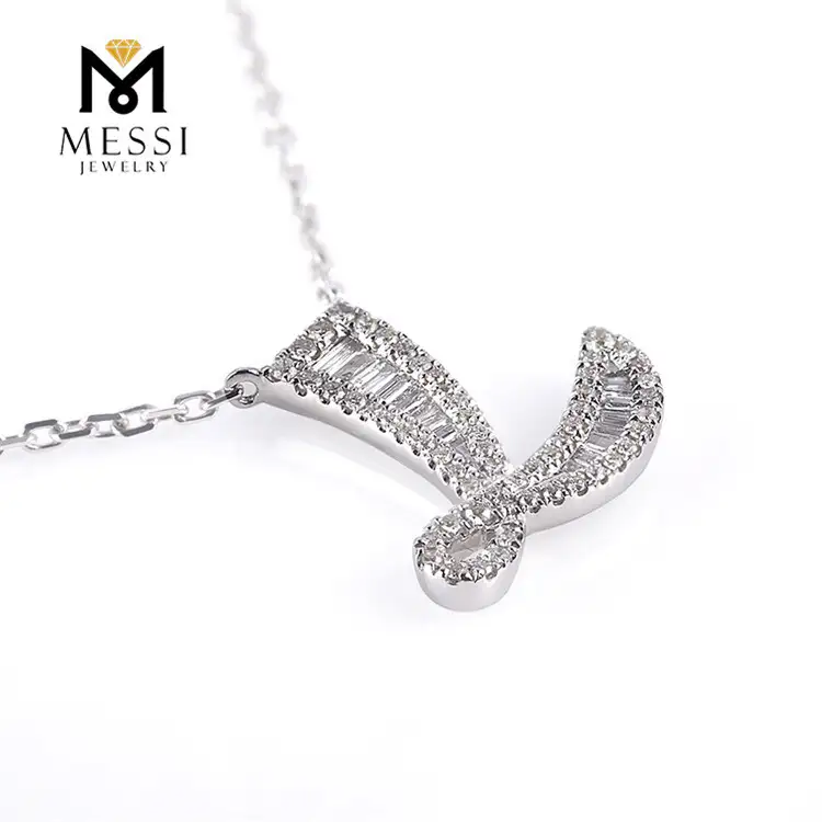 Latest moissanite pendant necklace wholesale | Messi Jewelry 2