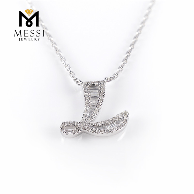 Custom moissanite cross necklace with good price Manufacturer | Messi Jewelry 10