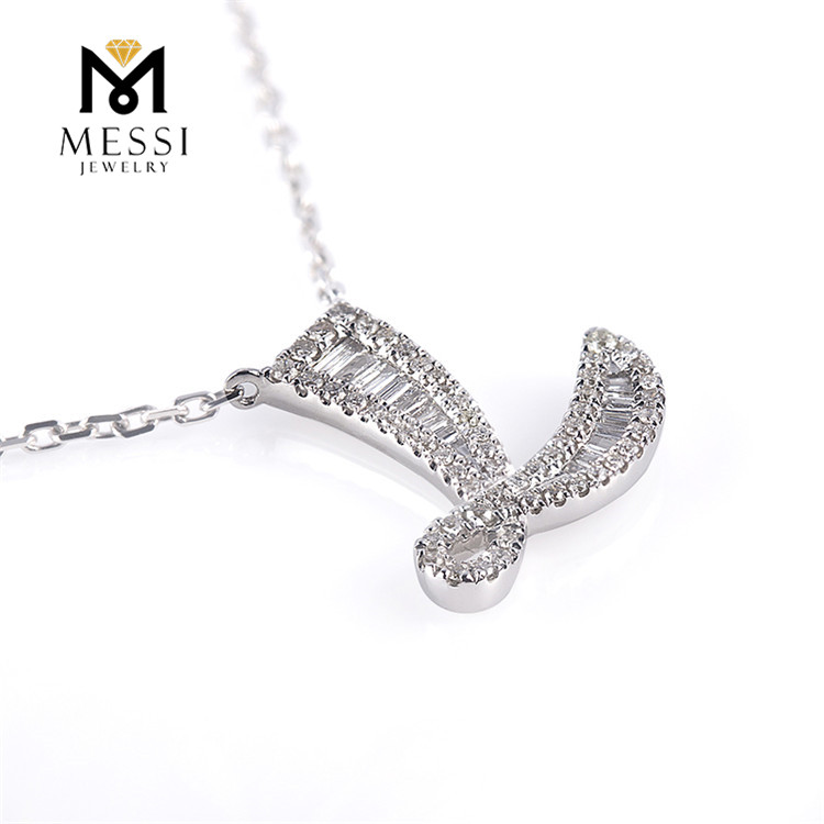 Custom moissanite cross necklace with good price Manufacturer | Messi Jewelry 12