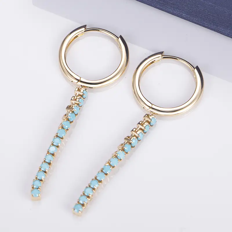 14k Yellow Gold Hoop Earrings - Fashion Jewelry
 4